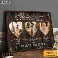 Personalized Anniversary Our Story Photo Poster JN302 23O28 thumb 1