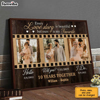 Personalized Anniversary Our Story Photo Poster JL11 23O28 thumb 1