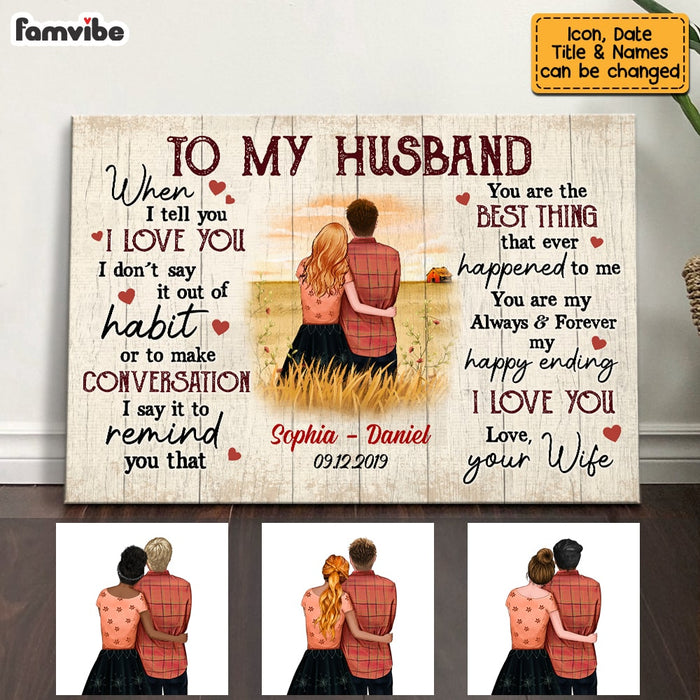Personalized Husband Poster JL11 85O53 1