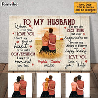 Personalized Husband Poster JL11 85O53 thumb 1