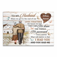 Personalized To My Wife Farmhouse Barn Poster JL41 32O34 thumb 1