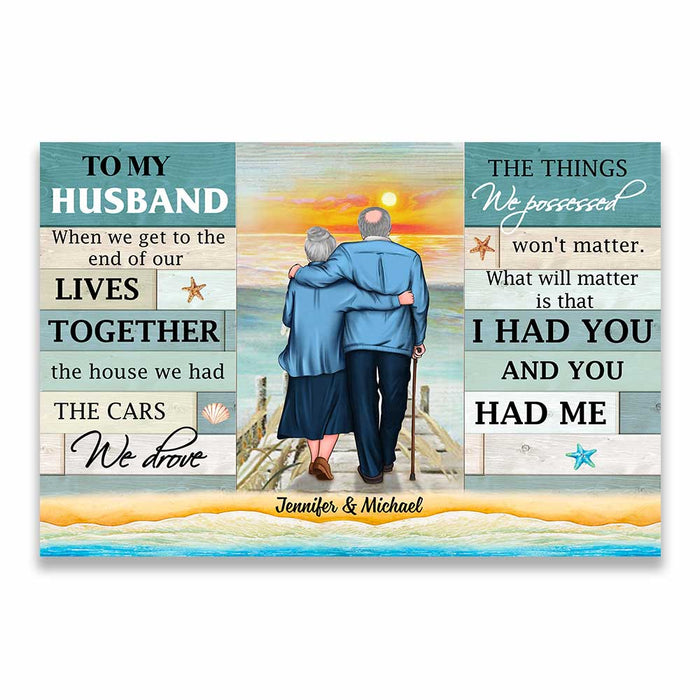Personalized To My Husband Poster JL15 32O34 1