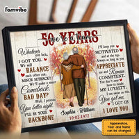 Personalized Anniversary We're A Team Poster JL12 32O47 thumb 1