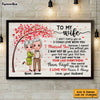 Personalized To My Wife I Didn't Marry You Love Tree Poster JL14 32O53 1