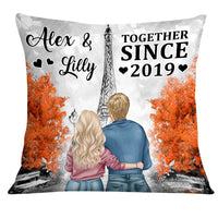 Personalized Couple Together Since London City Pillow JL11 58O28 thumb 1