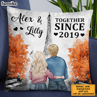 Personalized Couple Together Since London City Pillow JL11 58O28 thumb 1