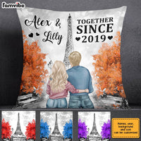 Personalized Couple Together Since London City Pillow JL11 58O28 thumb 1