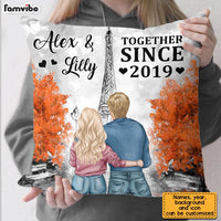 Personalized Couple Together Since London City Pillow JL11 58O28 thumb 1