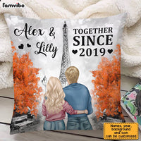 Personalized Couple Together Since London City Pillow JL11 58O28 thumb 1