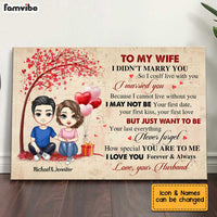 Personalized To My Wife Love Tree Poster JL34 32O34 thumb 1