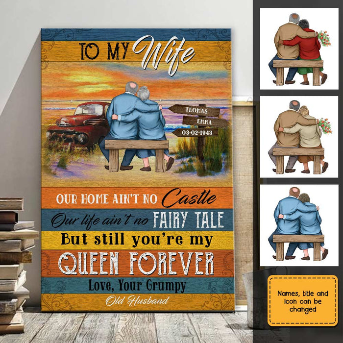 Personalized To My Wife Sunset Poster JN304 58O31 1