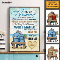 Personalized To My Husband Poster JL13 23O47 thumb 1