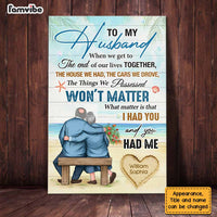Personalized To My Husband Poster JL13 23O47 thumb 1