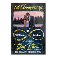 Personalized Anniversary My Heart Poster JL14 23O47 thumb 1