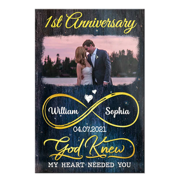 Personalized Anniversary My Heart Poster JL14 23O47 1