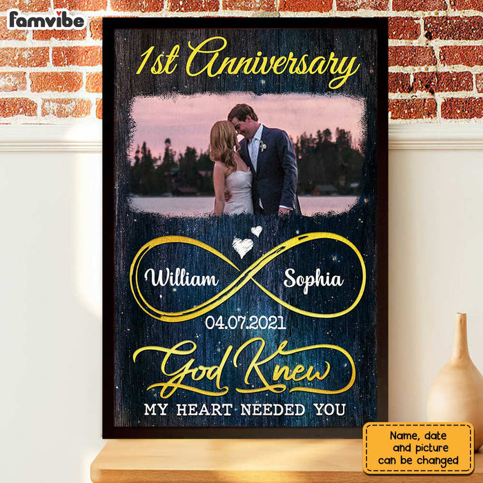 Personalized Anniversary My Heart Poster JL14 23O47 1