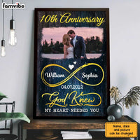 Personalized Anniversary My Heart Poster JL14 23O47 thumb 1