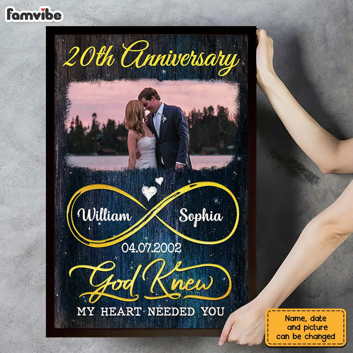 Personalized Anniversary My Heart Poster JL14 23O47 1