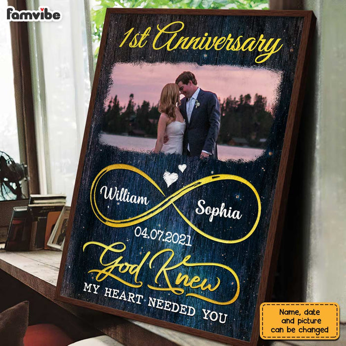 Personalized Anniversary My Heart Poster JL14 23O47 1