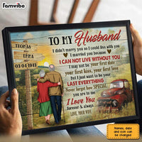 Personalized To My Husband Country Road Poster JL12 58O31 thumb 1
