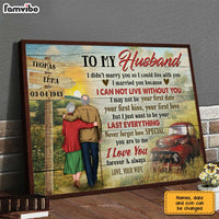 Personalized To My Husband Country Road Poster JL12 58O31 thumb 1