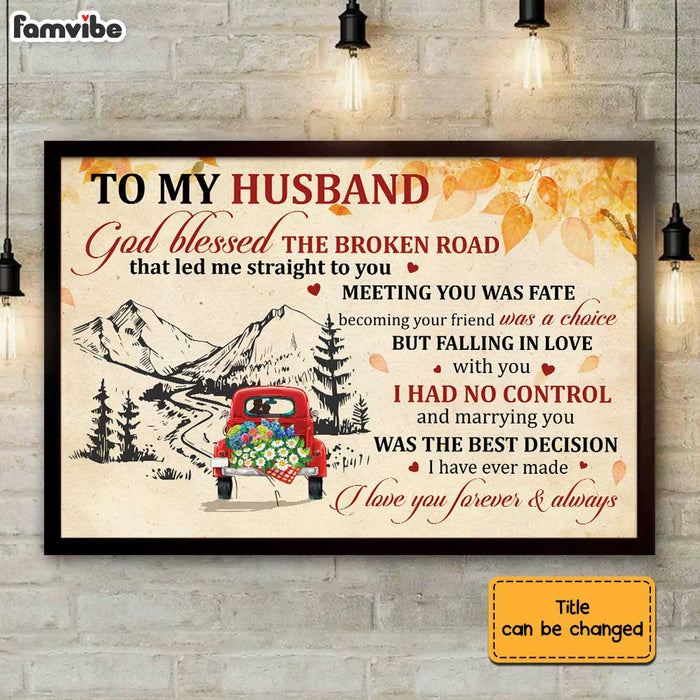 Personalized Husband Poster JL22 85O34 1