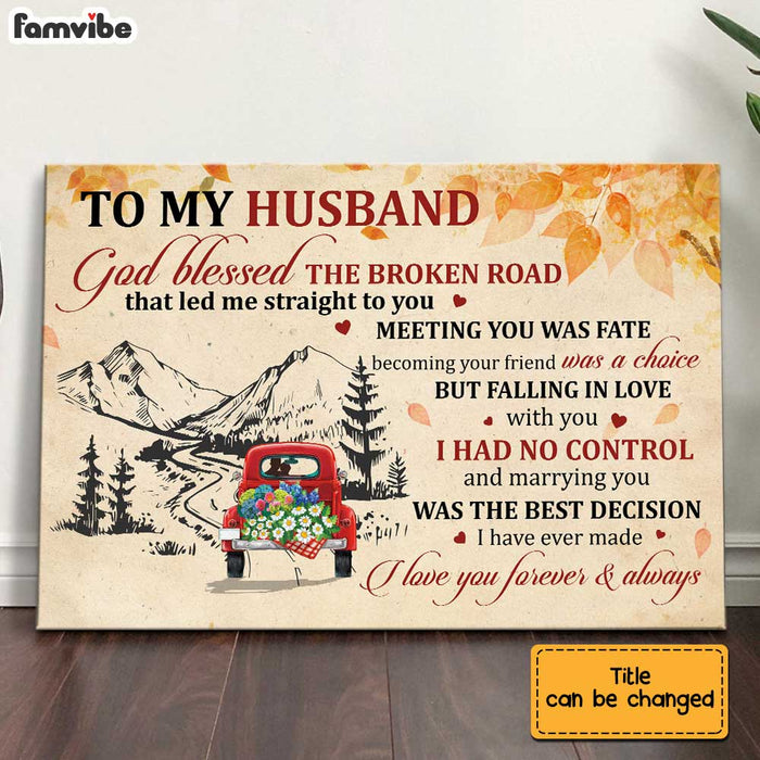 Personalized Husband Poster JL22 85O34 1