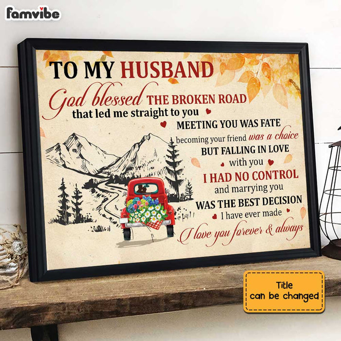 Personalized Husband Poster JL22 85O34 1