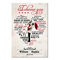 Personalized Couple I Choose You Poster JL21 30O28 thumb 1