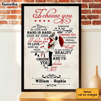 Personalized Couple I Choose You Poster JL21 30O28 thumb 1
