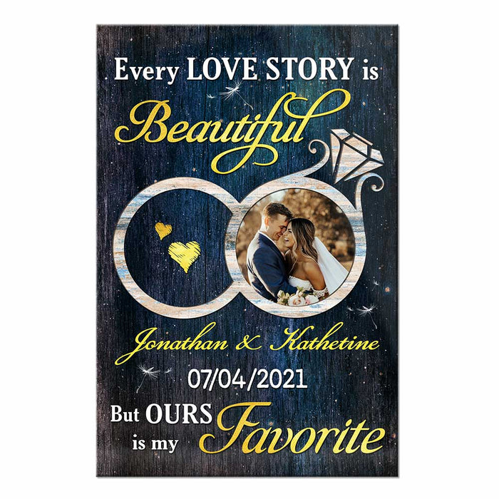 Personalized Love Couple Poster JL33 32O47 1