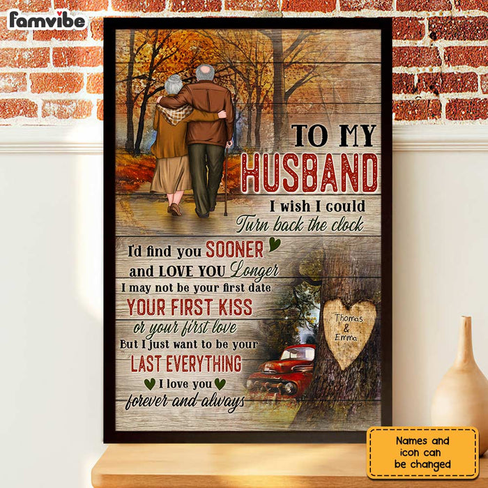 Personalized To My Husband Autumn Forest Poster JL13 58O31 1