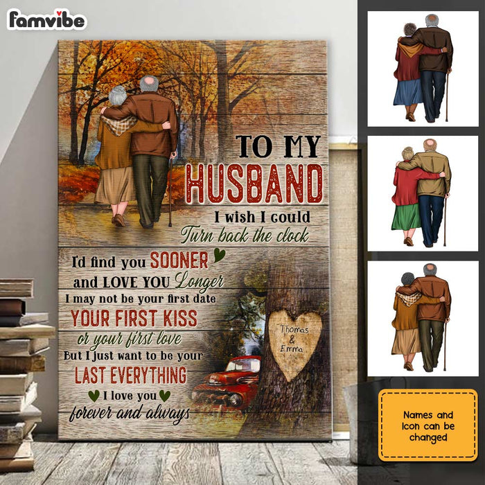 Personalized To My Husband Autumn Forest Poster JL13 58O31 1