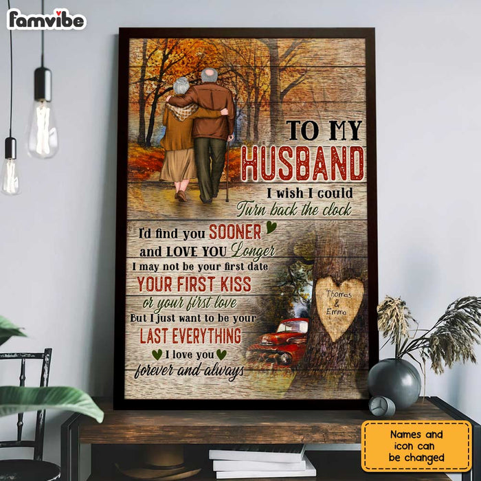 Personalized To My Husband Autumn Forest Poster JL13 58O31 1