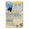 Personalized To My Husband Turtle Sea Sunset Poster JL14 58O31 1