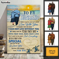 Personalized To My Husband Turtle Sea Sunset Poster JL14 58O31 thumb 1