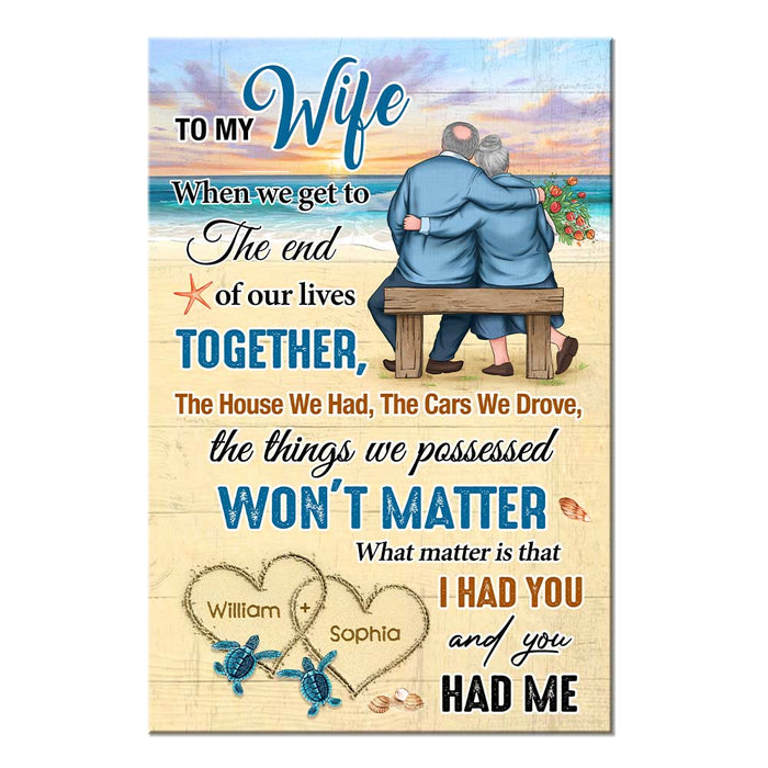 Personalized To My Wife Poster JL22 23O47 1
