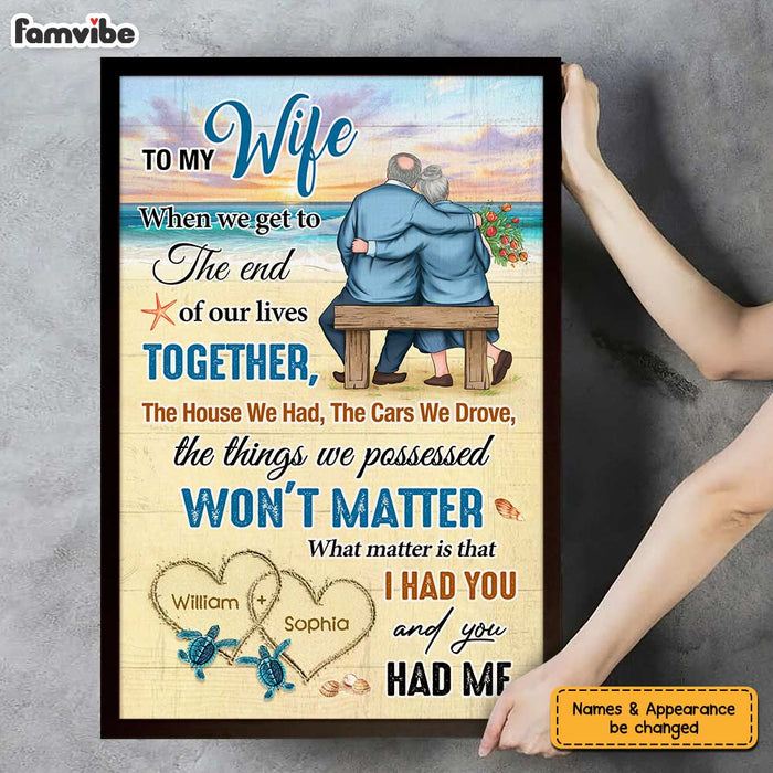 Personalized To My Wife Poster JL22 23O47 1