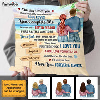 Personalized Couple The Day Pillow JL23 23O47 thumb 1