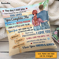Personalized Couple The Day Pillow JL23 23O47 thumb 1