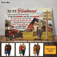 Personalized To My Husband I Wish I Could Turn Back The Clock Poster JL21 58O31 thumb 1