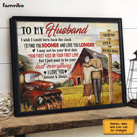 Personalized To My Husband I Wish I Could Turn Back The Clock Poster JL21 58O31 thumb 1