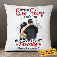 Personalized Husband Wife Couple Love Story Pillow MR85 30O53 (Insert Included) thumb 1