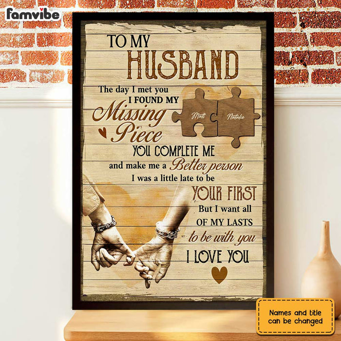 Personalized Husband Poster JL32 85O31 1