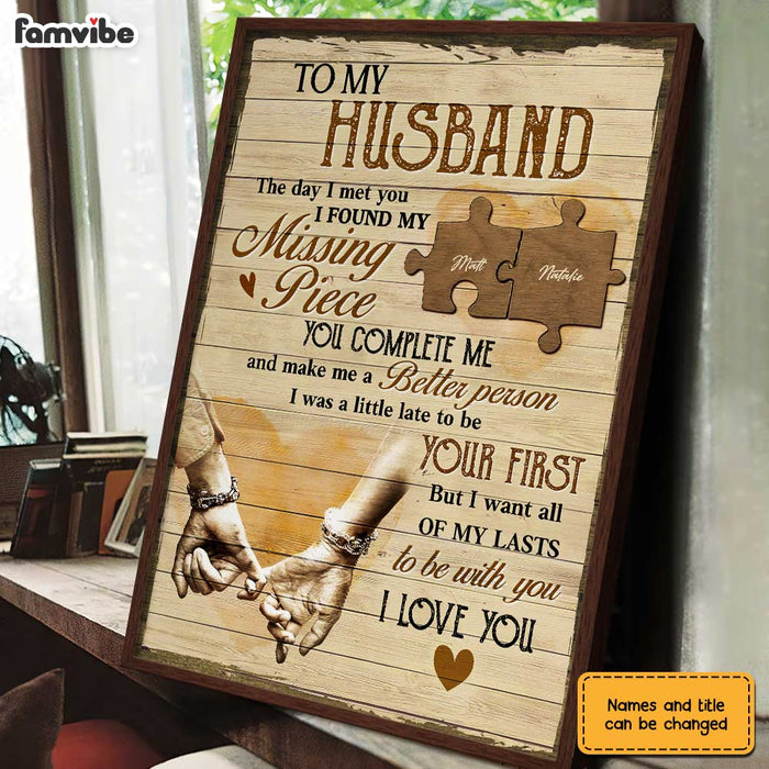 Personalized Husband Poster JL32 85O31 1