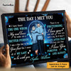 Personalized Couple The Day I Met You Love Moon Poster JL32 32O47 1