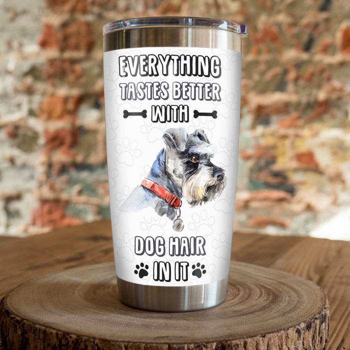 Schnauzer Dog Steel Tumbler FB0403 68O35 1