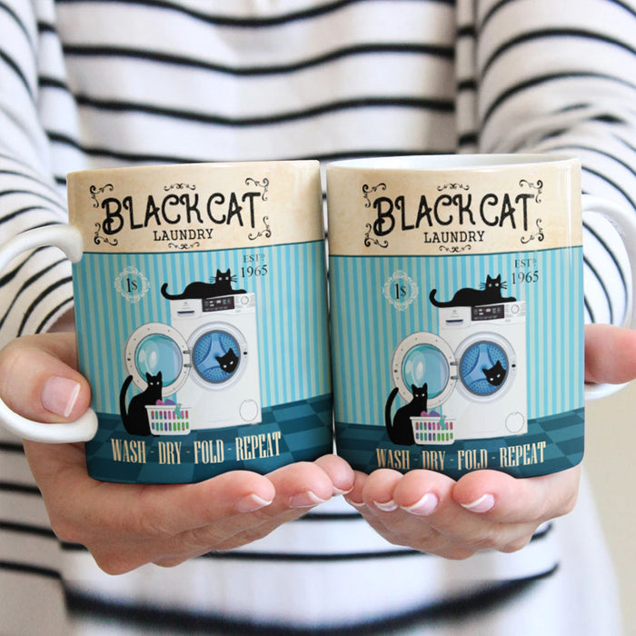 Black Cat Laundry Company Mug MR0201 81O58 1