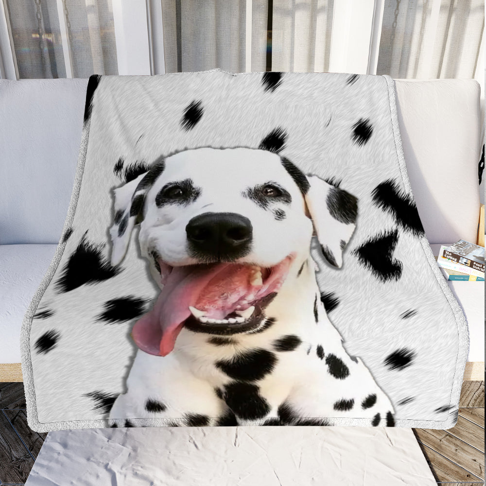 Dalmatian Dog Fleece Blanket JR1401 69O31