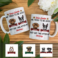 Personalized Dear Santa Dog Christmas Mug OB55 85O34 thumb 1